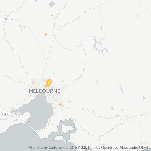 3083 Business Density Heatmap