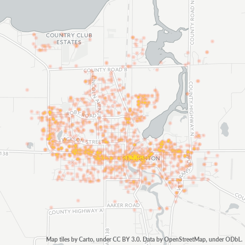 53589 Business Density Heatmap