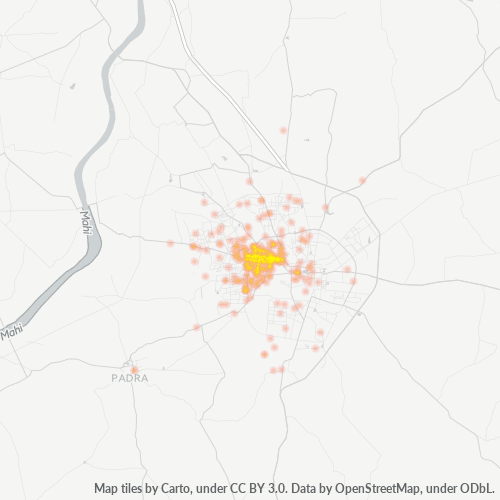390005 Business Density Heatmap