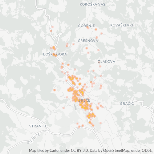 3214 Zemljevid gostote poslovanja