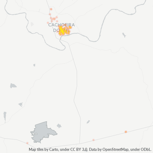 96508-000 Mapa de calor de densidad empresarial