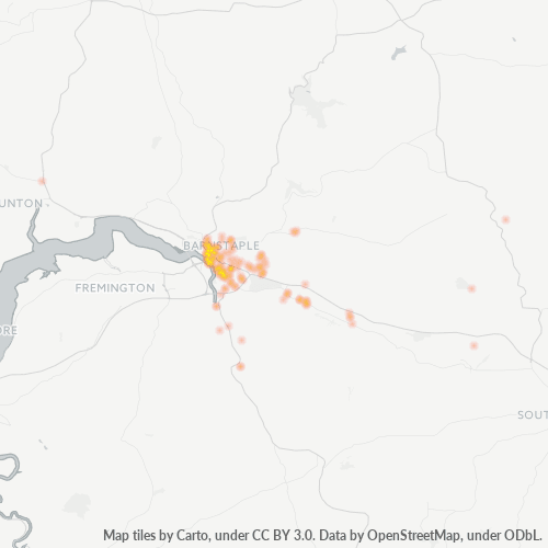 EX32 Business Density Heatmap