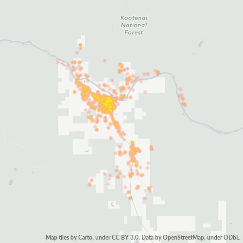 59923 Business Density Heatmap