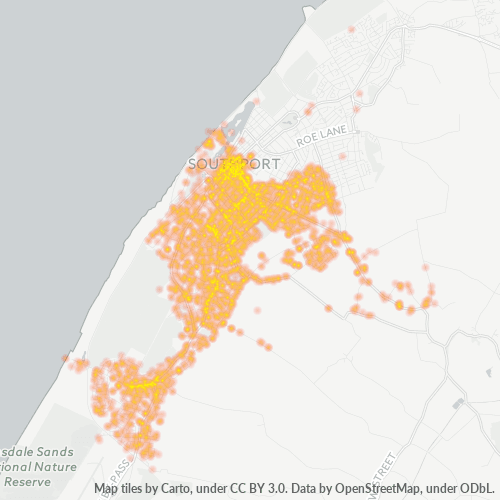 PR8 Business Density Heatmap