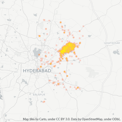 500076 Business Density Heatmap