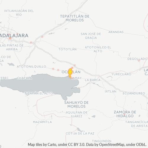 47800 Mapa de calor de densidad empresarial