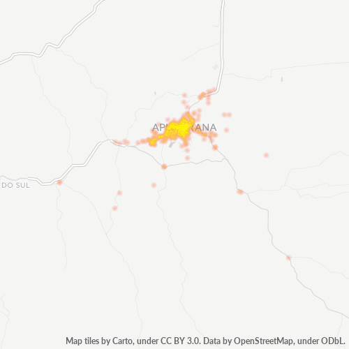 86800-000 Heatmap de Densidade da Empresa