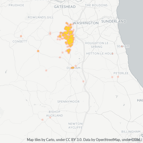 DH2 Business Density Heatmap