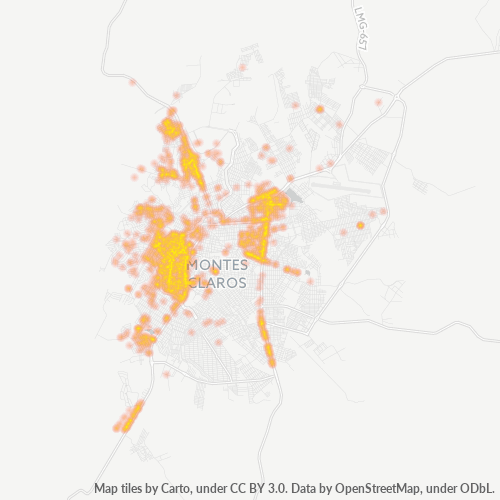 39401-000 Mapa de calor de densidad empresarial