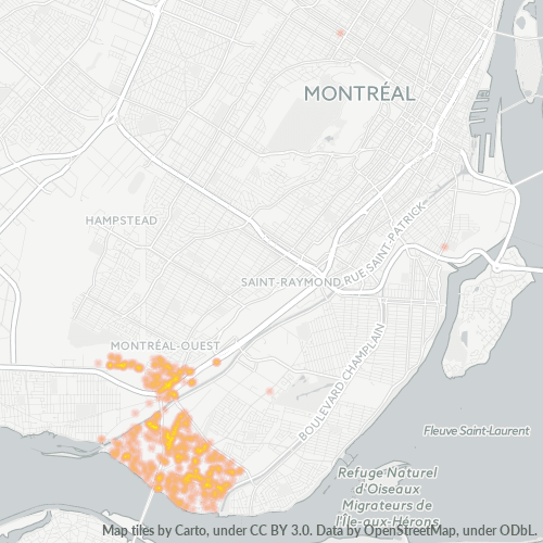 H8R Business Density Heatmap