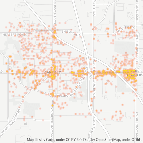 44406 Business Density Heatmap