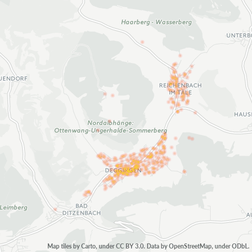 Heatmap für plz 73326
