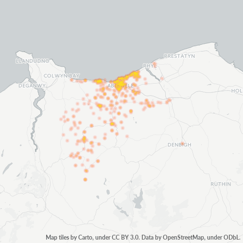 LL22 Business Density Heatmap