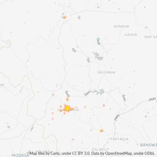 314001 Business Density Heatmap