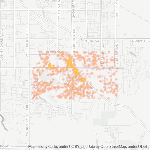 33596 Business Density Heatmap