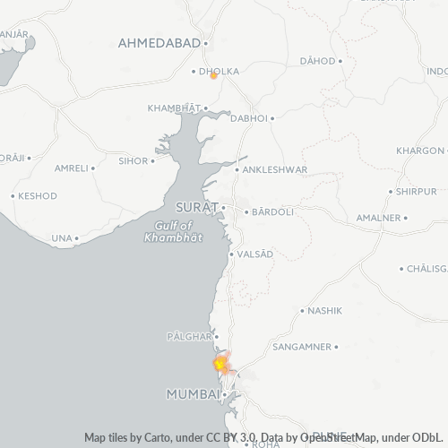 401201 Business Density Heatmap