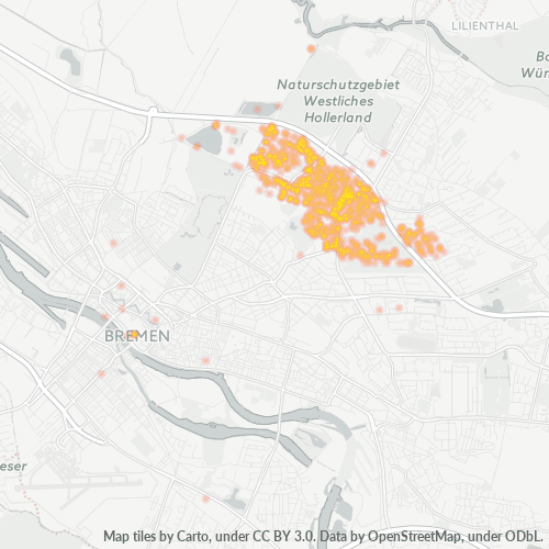28359 Standortdichte-Heatmap