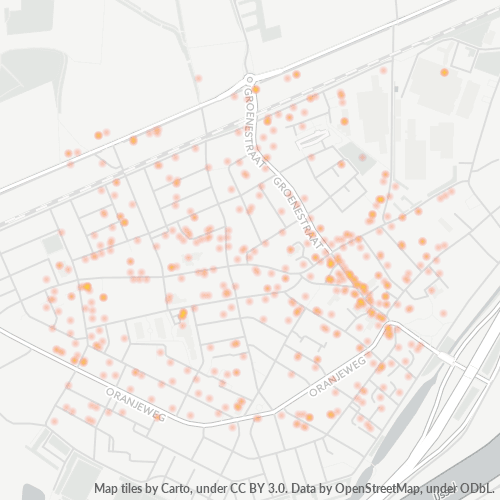 6991 Heatmap Bedrijfsdichtheid