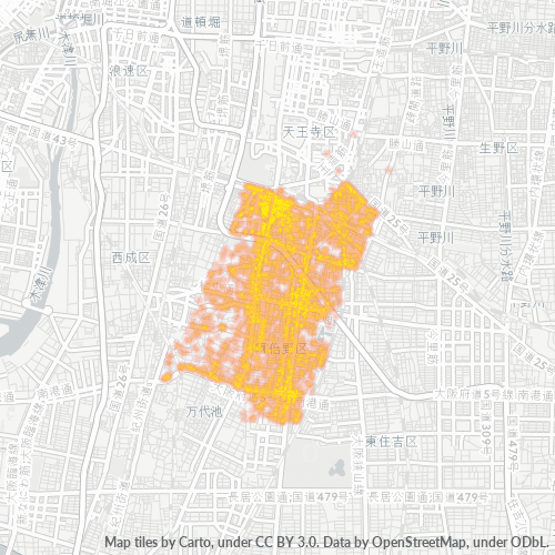 545 事業密度ヒートマップ