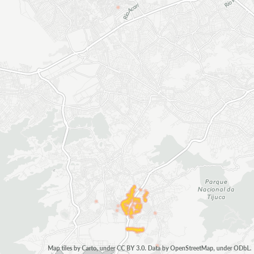 22763-000 Mapa de calor de densidad empresarial