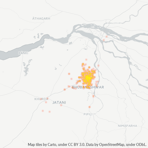 751001 Business Density Heatmap