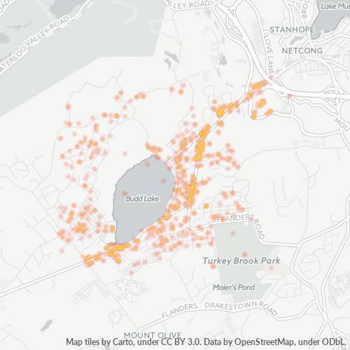 07828 Business Density Heatmap