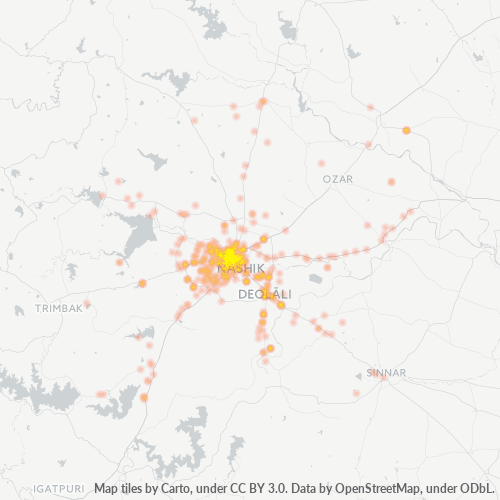 422001 Business Density Heatmap