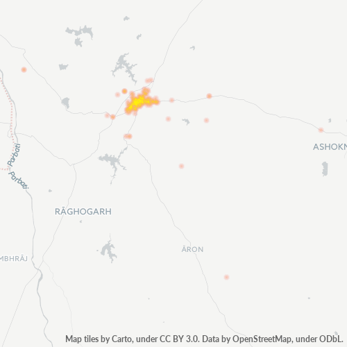 473001 Business Density Heatmap