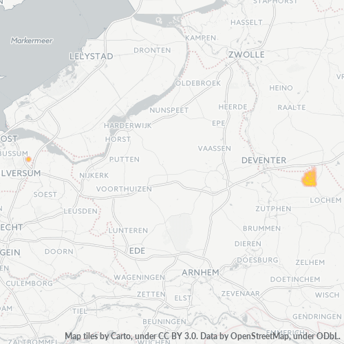 7245 Heatmap Bedrijfsdichtheid