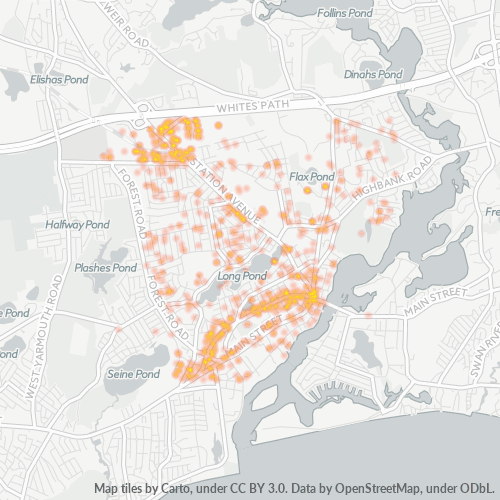 02664 Business Density Heatmap