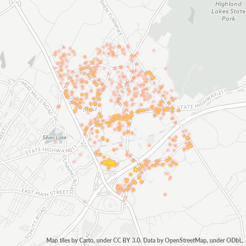 10941 Business Density Heatmap