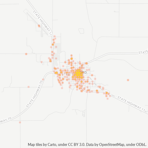 68862 Business Density Heatmap