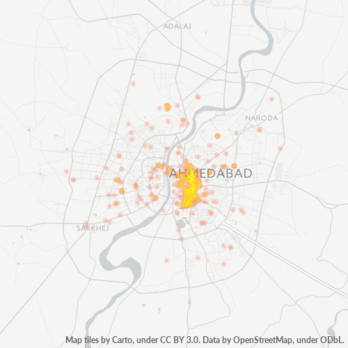 380002 Business Density Heatmap