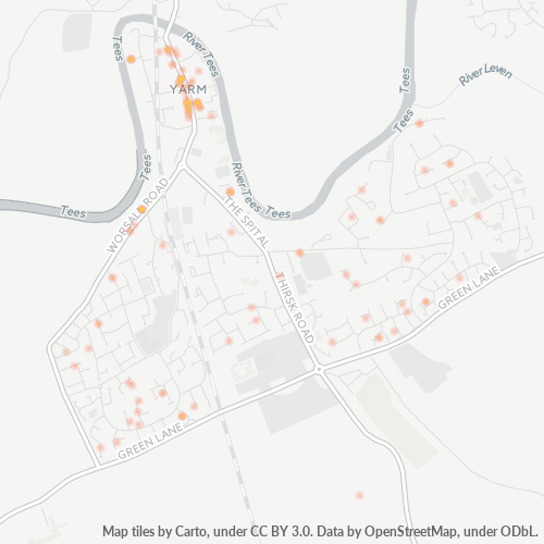 TS15 Business Density Heatmap