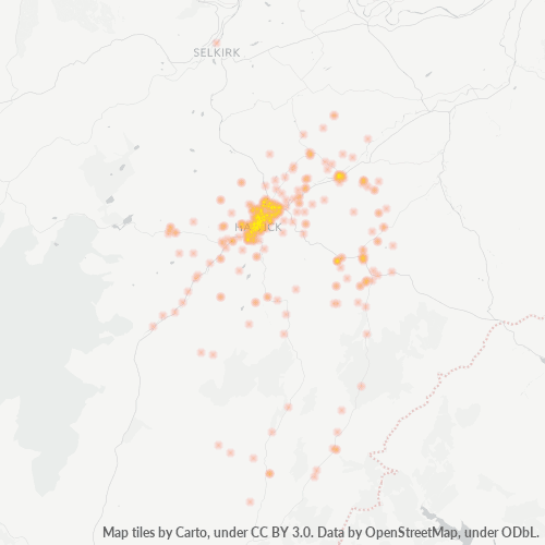 TD9 Business Density Heatmap