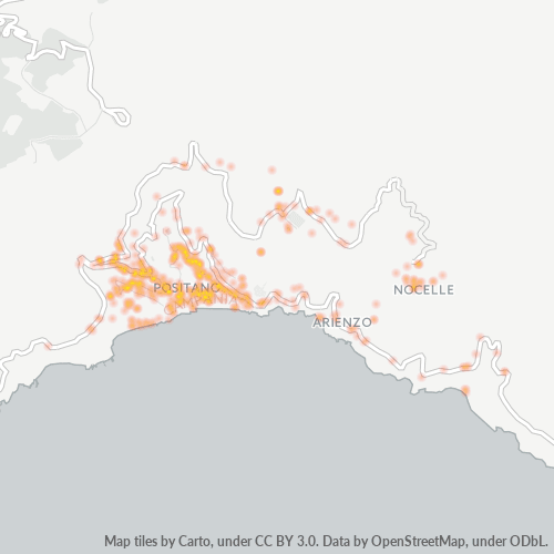 Mappa di calore per cap 84017
