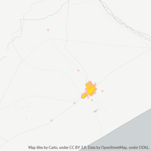 7700 Business Density Heatmap