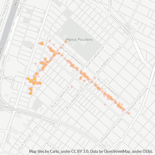 04562-000 Mapa de calor de densidad empresarial
