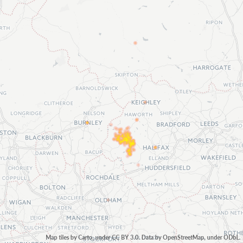 HX7 Business Density Heatmap