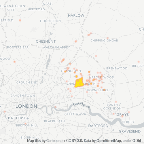 RM6 Business Density Heatmap
