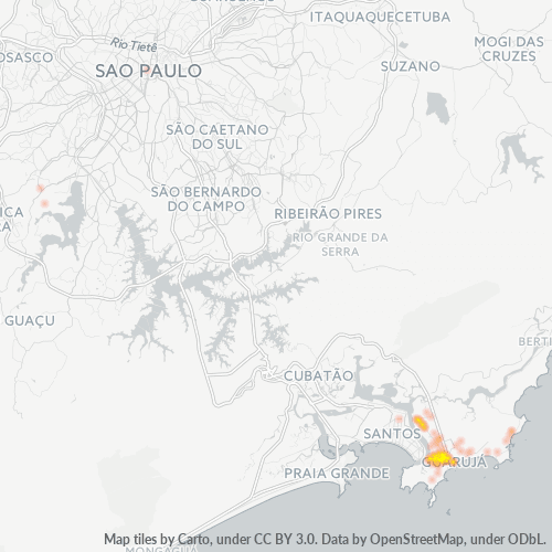 11432-000 Mapa de calor de densidad empresarial