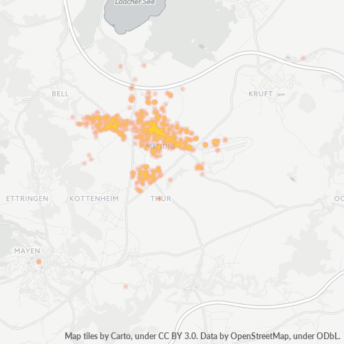 Heatmap für plz 56743