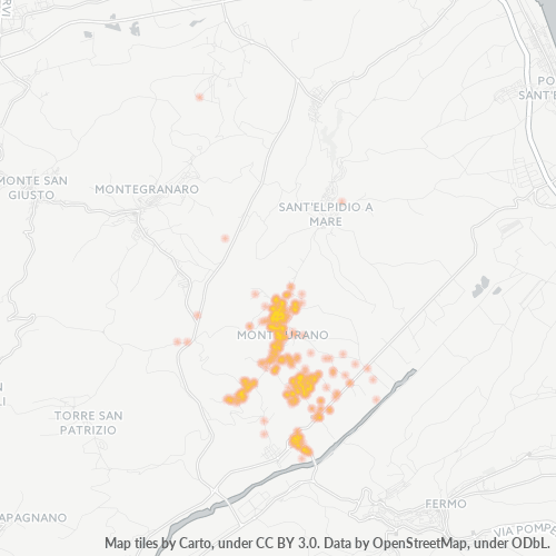 Mappa di calore per cap 63813