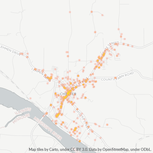 62233 Business Density Heatmap