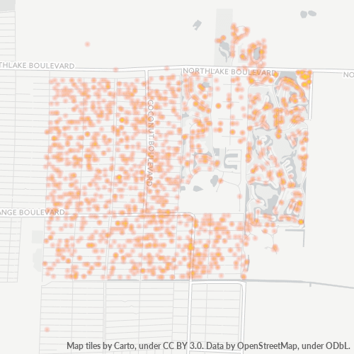 33412 Business Density Heatmap
