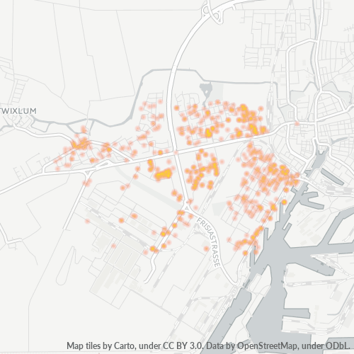 Heatmap für plz 26723