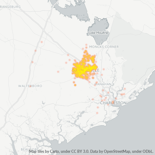 29483 Business Density Heatmap