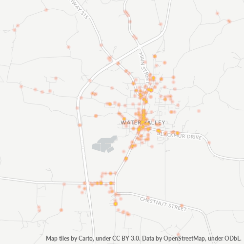 38965 Business Density Heatmap