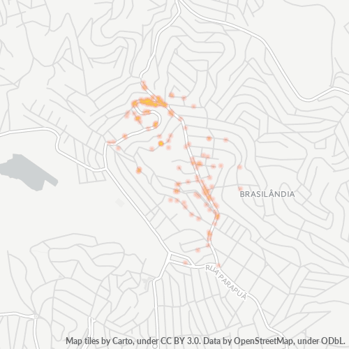 02846-000 Mapa de calor de densidad empresarial