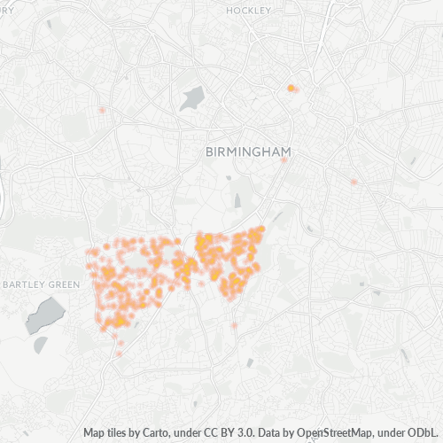 B29 Business Density Heatmap